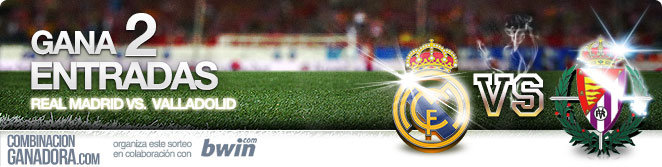 GANA 2 ENTRADAS VIP PARA EL REAL MADRID - REAL VALLADOLID, 30 DE NOVIEMBRE