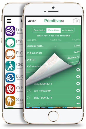 APPS móviles de Combinación Ganadora