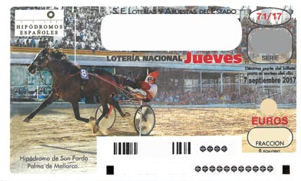 Décimo de lotería del 7 de septiembre